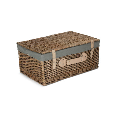 Wicker Hamper with Lining