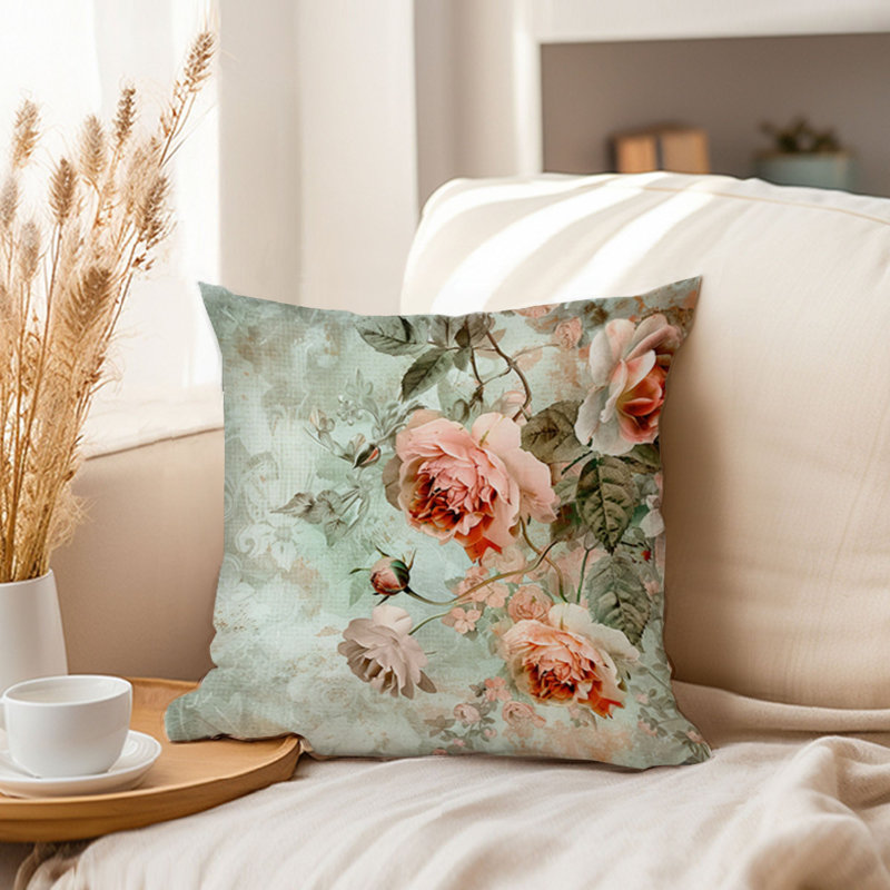 Floral Elegant Flowers VI Shabby Elegance, 20"H x 20"W