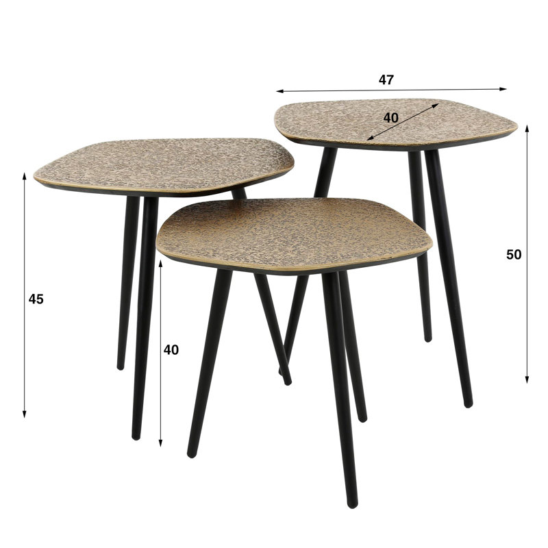 Abdoul Three Leg Coffee Table