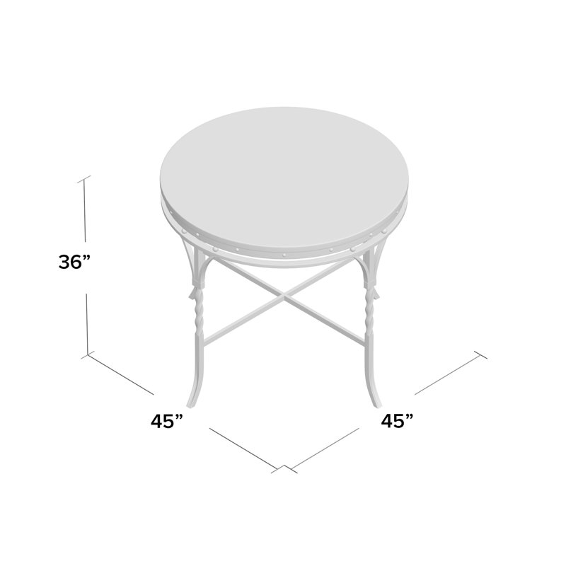 Florence Counter Height 45" Dining Table