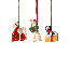 Villeroy & Boch - Nostalgic Ornaments, Dogs, Set of 3, Premium Porcelain