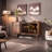 Nordic style glass display case Modern sideboard