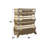 Victoria 5-Drawer Cabriole Chest, Gold Finish-110744222