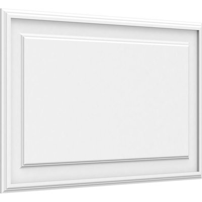 Panneau mural surélevé en PVC blanc Legacy