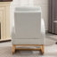 Chaise berçante d'appoint avec repose-pieds