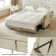 Atravion 73.5'' Transitional Vegan Leather Sofa Bed with Button-tufted Back