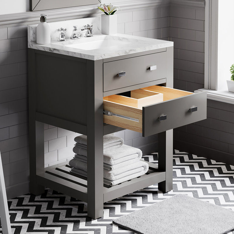 Madalyn 24'' W Single Vanity, Gray