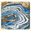 Bleu Agate, impression sur toile tendue-18899166