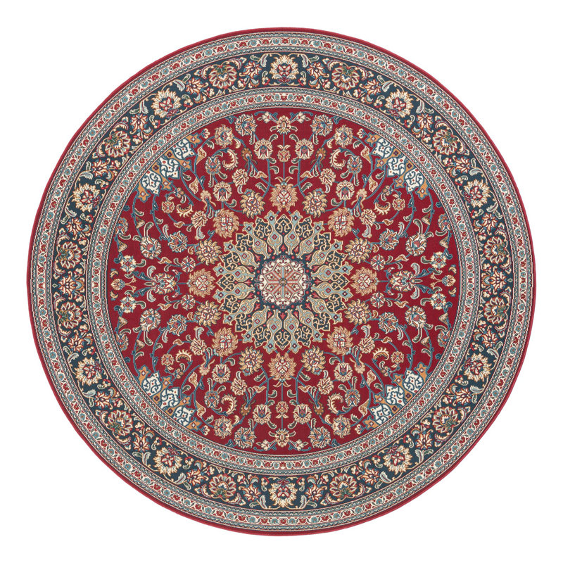 Tapis d'extérieur traditionnel, Rond 7 pi 10 po