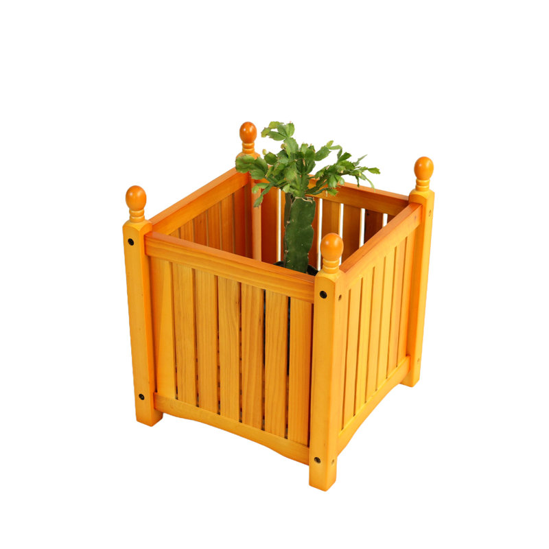 Jardinière carrée pour l'extérieur, ajoute du style au patio ou au bord de la piscine, peut contenir tous les combos en pot, idéale pour la piscine et le patio, convient aux combinaisons