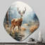 Animal en forme de brume matinale - décoration murale irrégulière en forme de nébuleuse-1735291728