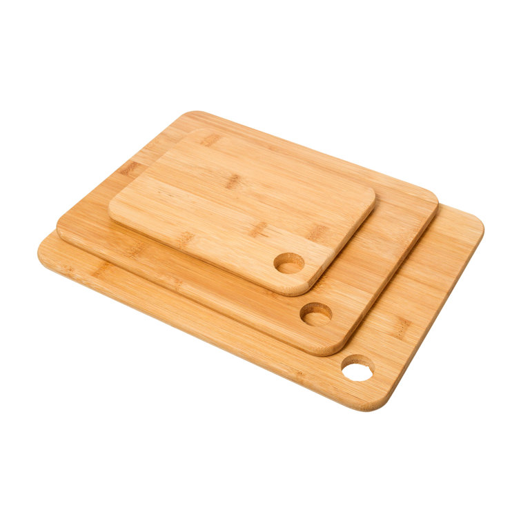 Oceanstar 3-Piece Bamboo Cutting Board Set