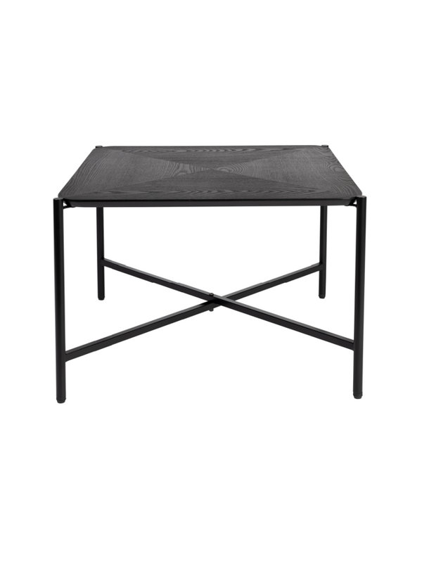 Table basse à quatre pieds Marcio, Noir