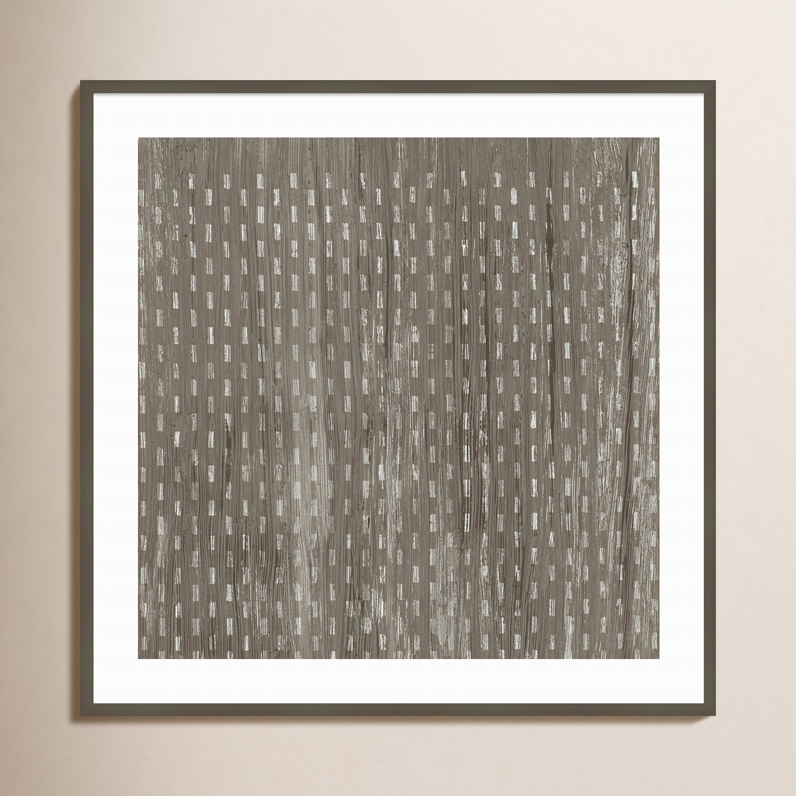 Weathered Wood Patterns VIII by June Erica Vess, Gray, 41" H x 41" W x 1" D