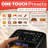 Gourmia 7 Qt Digital Air Fryer with Easy-View Window, 3D Holographic Display & FryForce 360° Technology – 12 Presets, Dishwasher-Safe Basket, Black-120244105