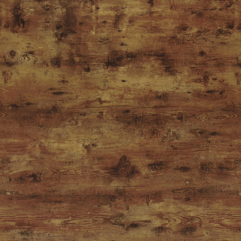 Bureau d'écriture Rustic Nutmeg, 4 tiroirs, Brun