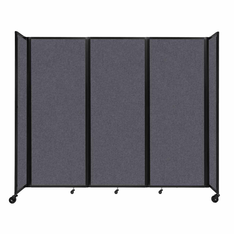 Cloison murale en polycarbonate 360, Gris foncé, H 82 po x l 135 po x P 1 po