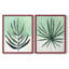 Verging Palm III - reproduction encadrée de qualité supérieure - prête à être accrochée - aucun clou requis - aucun clou requis-1462998581-1462998579