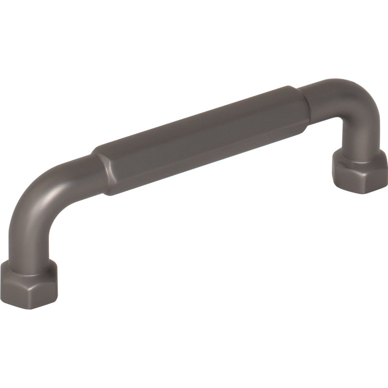 Dustin Bar Pull, Ash Gray, 3 3/4" Center To Center