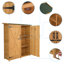 Remise de jardin en bois massif 5,3 pi x 4,5 pi-108742075