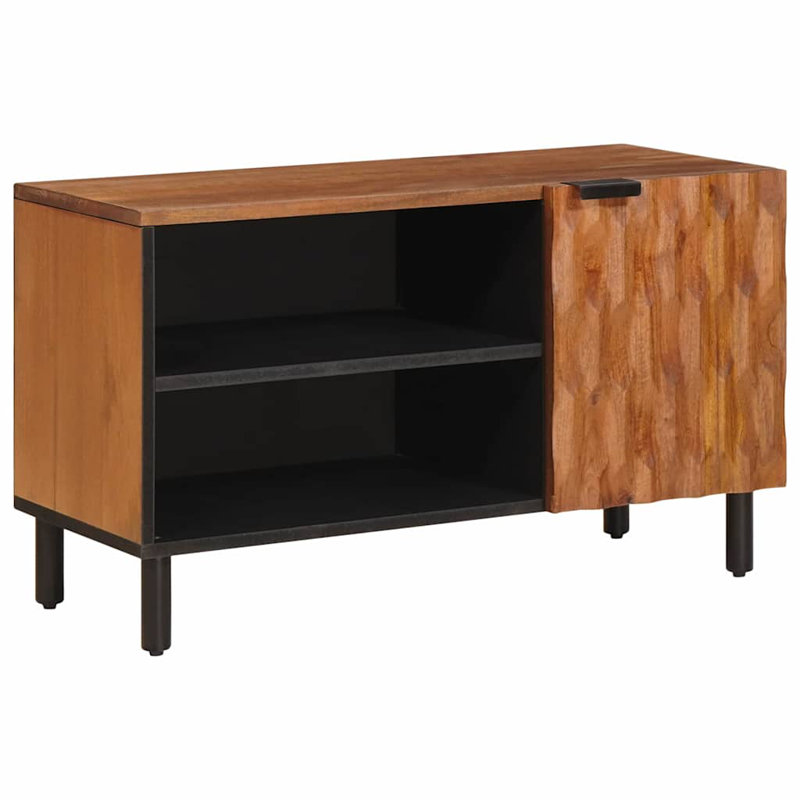 Unfinished TV Stand for TVs up to 88", Acacia Brown 