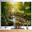 «Mountain Stream in Forest», reproduction de photo sur toile-802859886-802859875