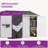 Balconera 7×5FT Outdoor Storage Shed with 3 door
