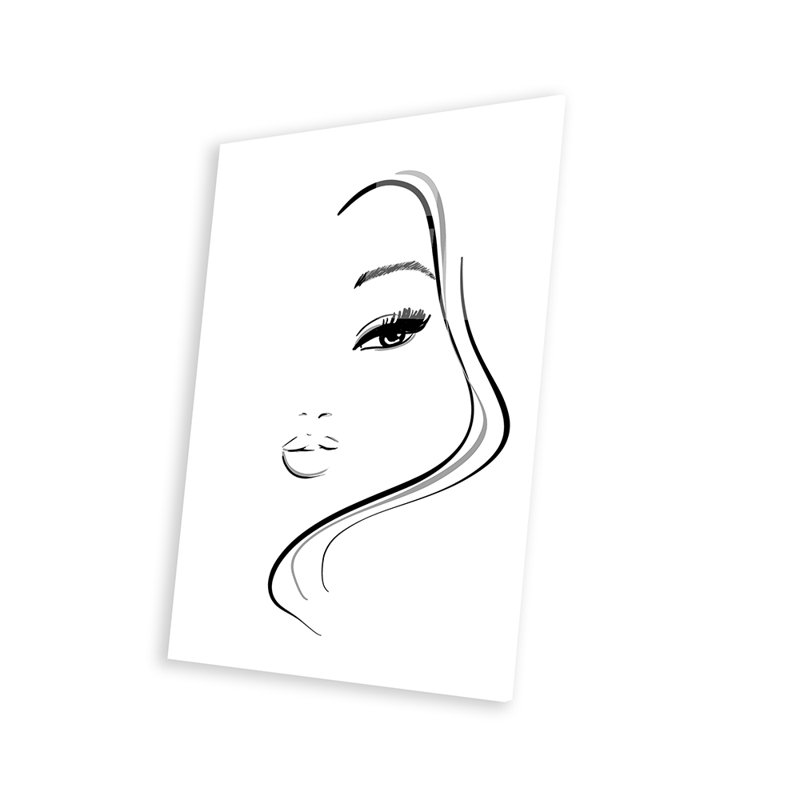 «Abstract Beauty» par Sabina Fenn - reproduction de dessin sans cadre, H 32 po x l 24 po x P 0,25 po