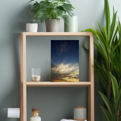 Contemporary Art Organic Peaceful Abstract Nature Sunset Wall Art 1 Piece Wrapped Canvas Wall Art