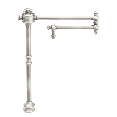 Traditional Counter Mounted Potfiller - Cross Handle