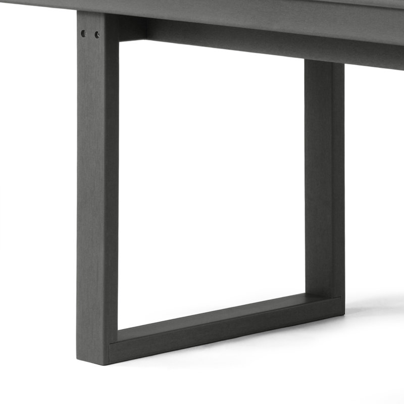 68" X 31" Rectangular Dining Table, Gray
