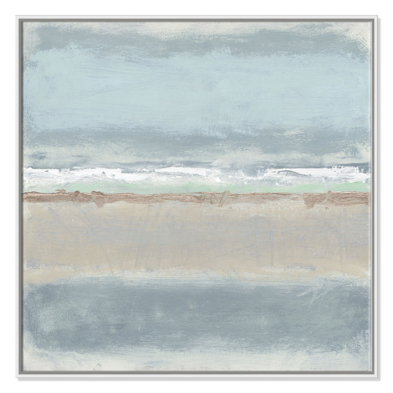 Serenity 2 - Painting Print on Canvas by Filippo Ioco, White, 24" H x 24" W x 2" D
