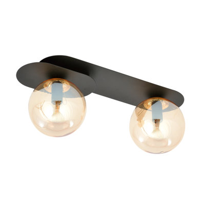 Menyauthe Glass Flush Mount