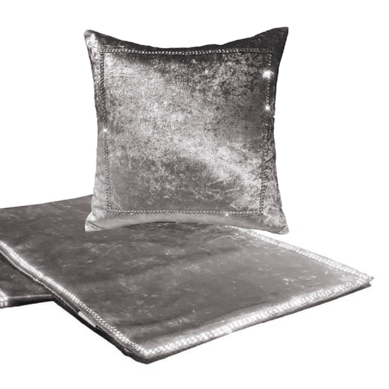 Rumbaugh 100% Polyester Bed Runner with Cushion Cover, Champagne