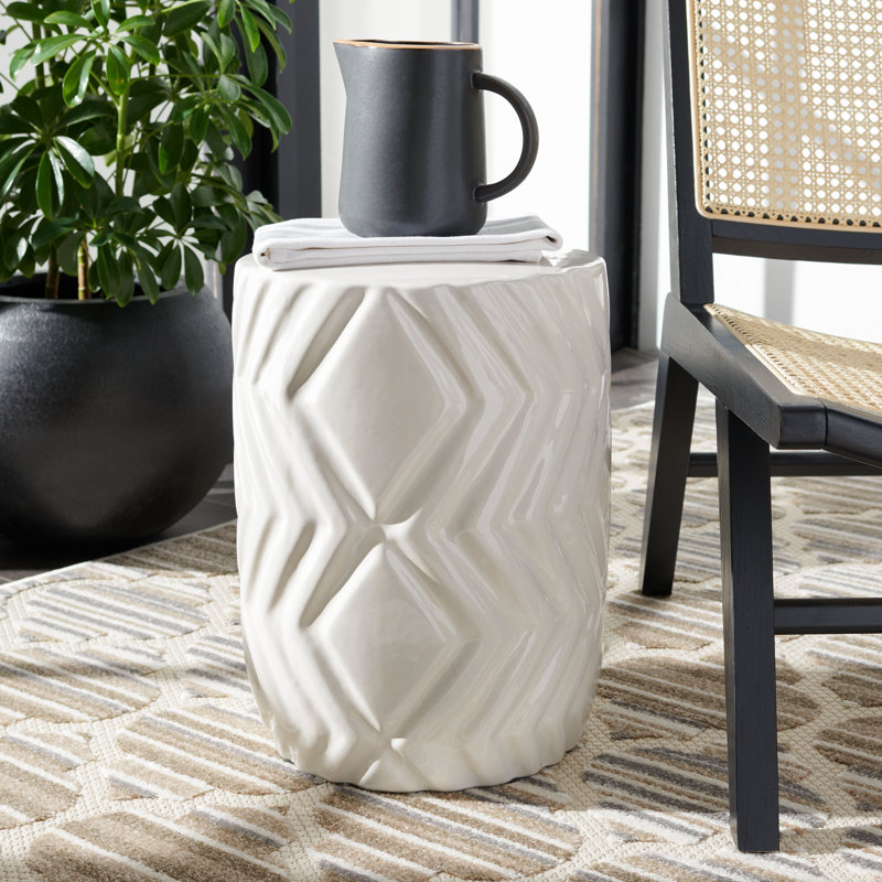 Ceramic Accent Stool