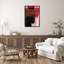 «Rydell Abstract Paint XXI» par Iris Lehnhardt, reproduction d'art encadrée sur bois-135896394-135896397