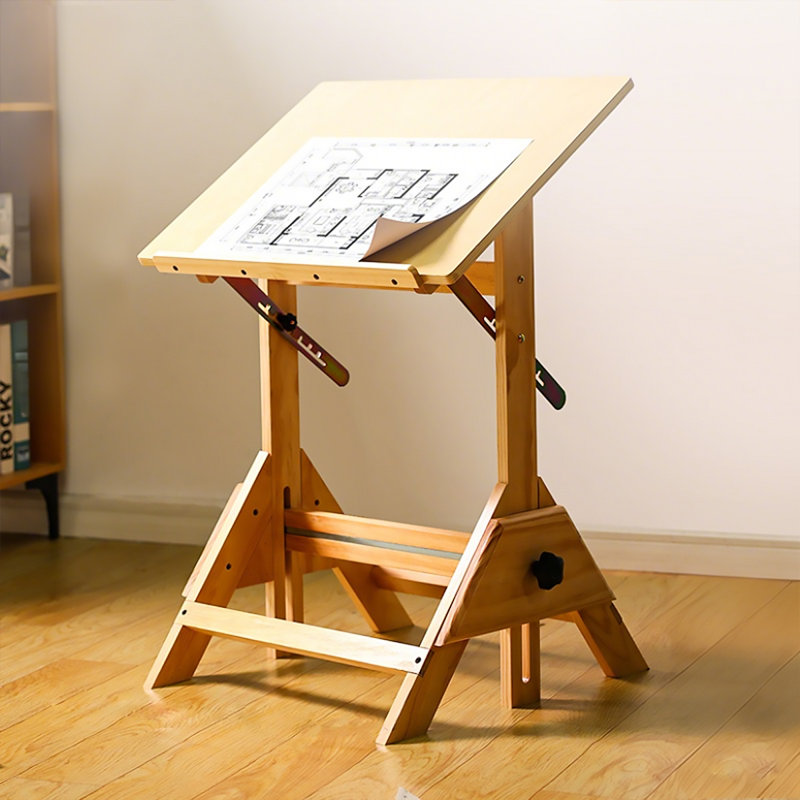 Minimalist Natural Wood Multi-functional Adjustable Easel