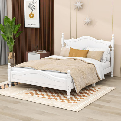 Brettnie Wood Platform Bed with Headboard and Footboard -  Alcott HillÂ®, FEA3A8C64939473884EA51F56411AF92