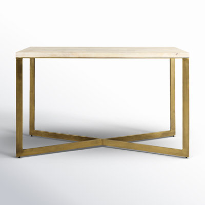 Tulane 50'' Solid Wood Top Console Table