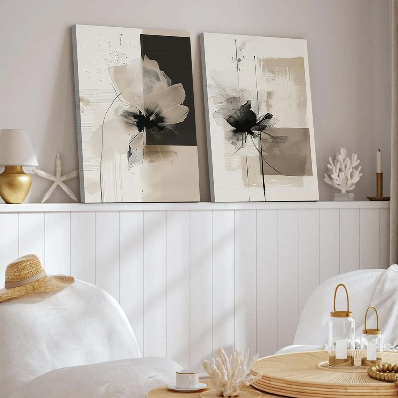2 Piece Wrapped Canvas Print, 60 cm H x 40 cm W