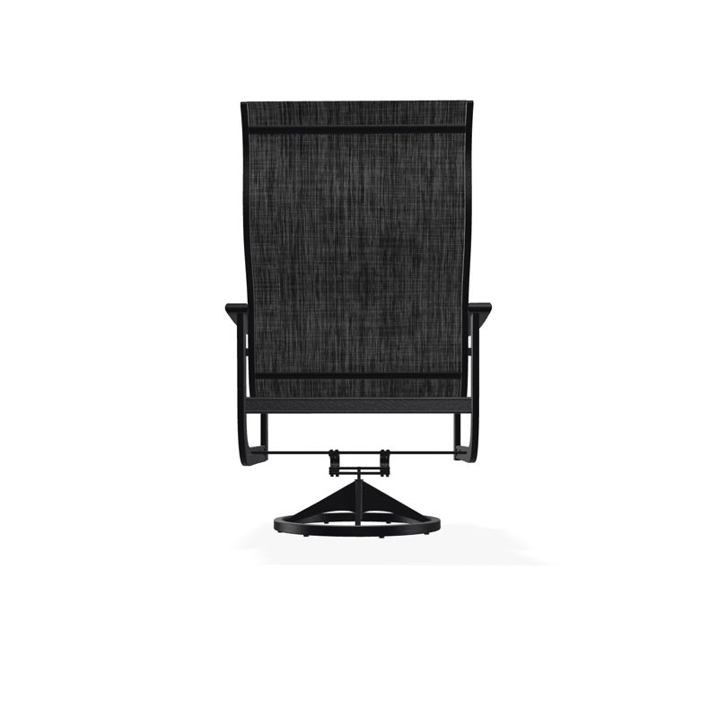 St. Catherine Polymer Outdoor Lounge Chair, Black, James