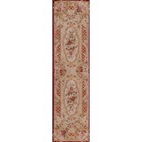 Savonnerie One-of-a-Kind 3' X 12' Hand Knotted Area Rug