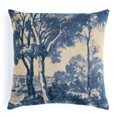 Toile Pillow-Toile Navy-24"X24"