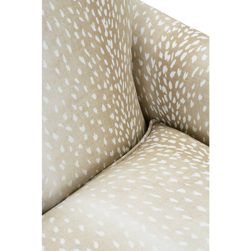 Marleigh Armchair, Chocolate, Wheat Linen (11168-58)