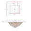 Meuble-lavabo de 20 po avec tiroir de rangement intégré et porte en U ajustable-1674804195-1674804205