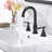 2-handle Bathroom Faucet with Drain Assembly-86794417