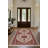 Isabel Collection Digital Print Cotton-Polyester Beige Red Oriental Rug-1974205178