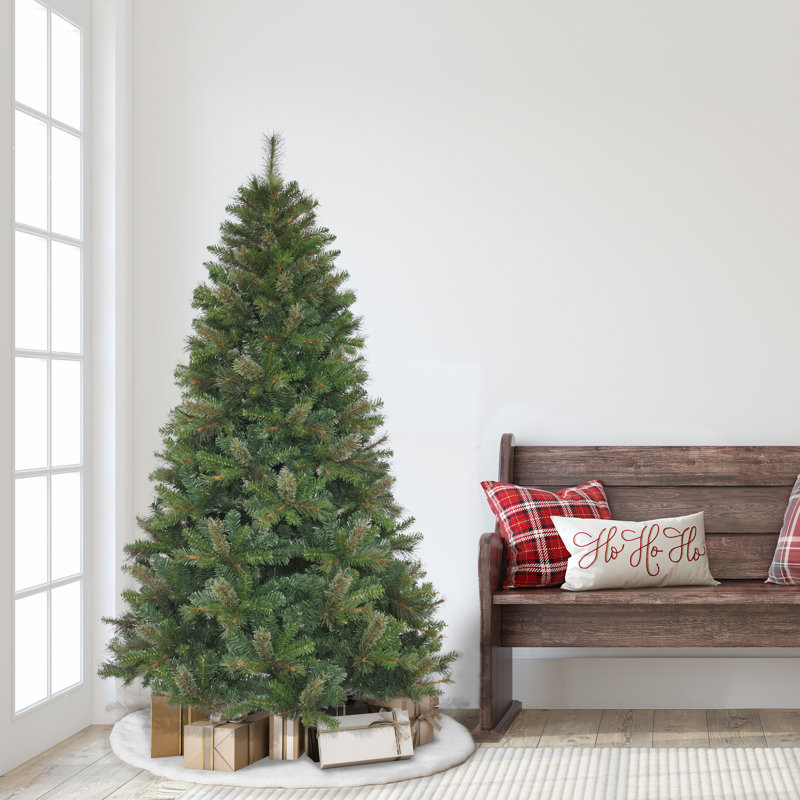 Unlit Brookfield Artificial Christmas Tree, 5.91ft H x 3.42ft W
