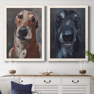 " Good Boy I " 2 Piece Art Color Photography Painting