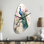 Bhandare - Fall Shape Blue Wall Clock - Unique Shape